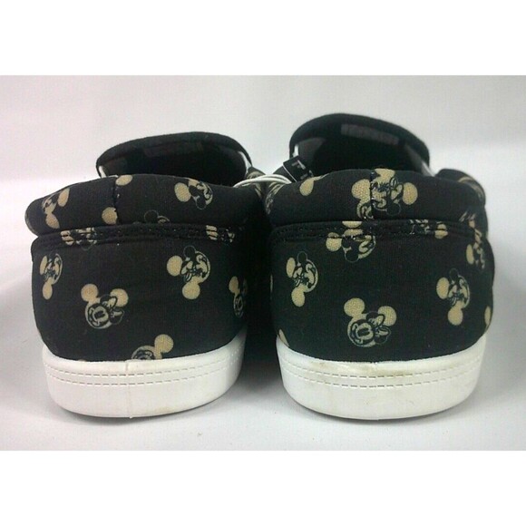 Disney Minnie Mouse Allover Print Slip on Canvas Shoes Black Women's Size 10 New - Picture 5 of 6